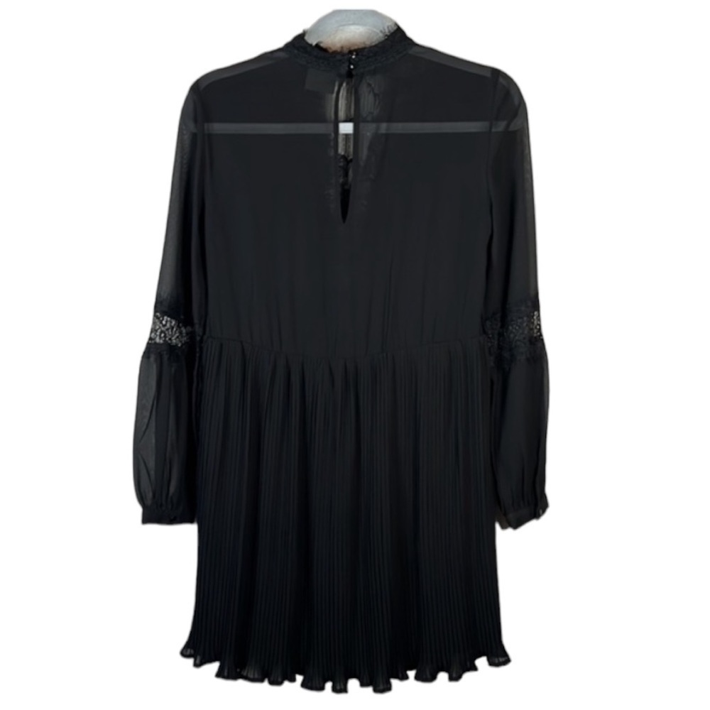 Vero Moda Blace Lace Victorian Gothic Pleated Skirt Dress Size XS - Picture 2 of 8